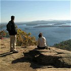 Views abound from hiking trails in the Lakes Region area of New Hampshire.